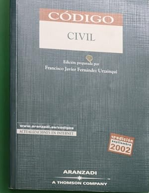 Image du vendeur pour Cdigo civil mis en vente par Librera Alonso Quijano