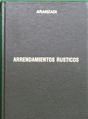 Imagen del vendedor de Arrendamientos rsticos a la venta por Librera Alonso Quijano