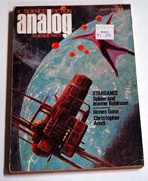 Bild des Verkufers fr ANALOG Science Fiction/ Science Fact: March, Mar. 1977 ("Stardance") zum Verkauf von Preferred Books