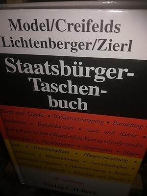 Seller image for Staatsbrger-Taschenbuch for sale by Verlag Robert Richter
