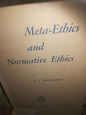 Imagen del vendedor de Meta-Ethics and Normative Ethics a la venta por Verlag Robert Richter
