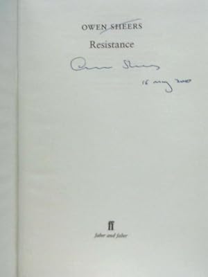 Imagen del vendedor de Resistance a la venta por World of Rare Books