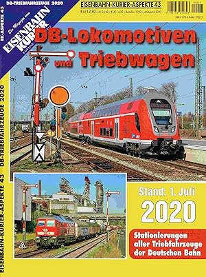 Bild des Verkufers fr DB-Lokomotiven und Triebwagen - Stand 1. Juli 2020: Stationierungen aller Triebfahrzeuge der Deutschen Bahn (Eisenbahn-Kuriert-Aspekte 43). zum Verkauf von Antiquariat Bernhardt