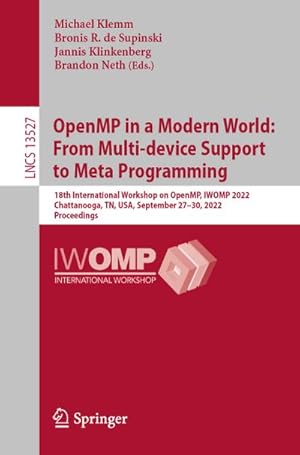 Seller image for OpenMP in a Modern World: From Multi-device Support to Meta Programming for sale by BuchWeltWeit Ludwig Meier e.K.