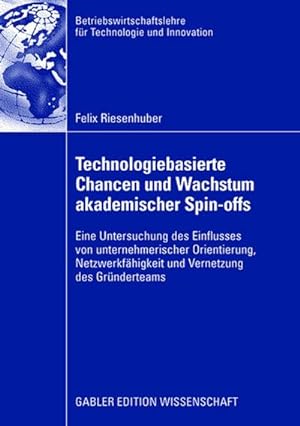 Bild des Verkufers fr Technologiebasierte Chancen und Wachstum akademischer Spin-offs zum Verkauf von BuchWeltWeit Ludwig Meier e.K.