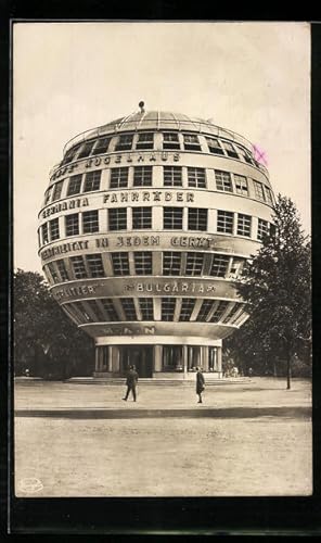 Ansichtskarte Dresden, Ausstellung Jahresschau Deutscher Arbeit, Kugelhaus, Art Deco