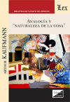 Imagen del vendedor de ANALOGIA Y "NATURALEZA DE LA COSA" a la venta por AG Library