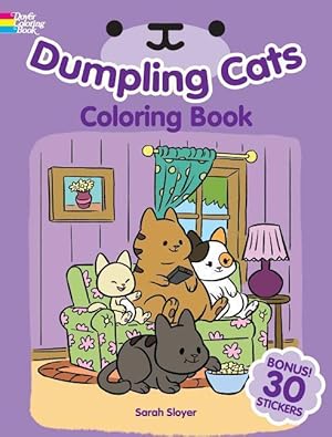 Bild des Verkufers fr Dumpling Cats Coloring Book with Stickers zum Verkauf von moluna