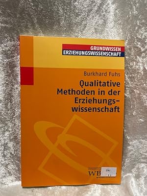 Bild des Verkufers fr Qualitative Methoden in der Erziehungswissenschaft (Erziehungswissenschaft kompakt) zum Verkauf von Antiquariat Jochen Mohr -Books and Mohr-