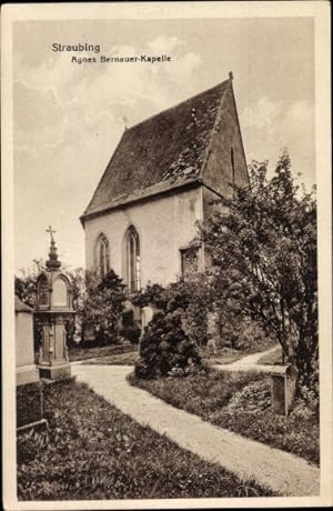 Immagine del venditore per Ansichtskarte / Postkarte Straubing, Blick auf die Agnes Bernauer Kapelle venduto da akpool GmbH