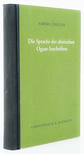 Bild des Verkufers fr Die Sprache der altirischen Ogam-Inschriften. - zum Verkauf von Antiquariat Tautenhahn