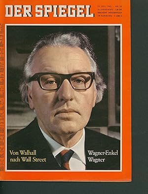 Bild des Verkufers fr Der Spiegel. 21.07.1965. Nr. 30 zum Verkauf von Antiquariat Bookfarm