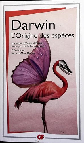 Image du vendeur pour L'origine des espces. Au moyen de la slection naturelle ou la prservation des races favorises dans la lutte pour la vie. mis en vente par Antiquariat Bookfarm