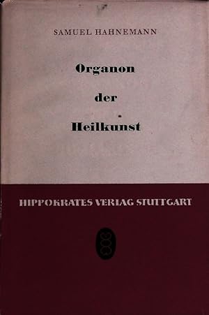 Imagen del vendedor de Organon der Heilkunst. a la venta por Antiquariat Bookfarm