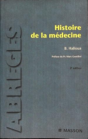 Bild des Verkufers fr Histoire de la mdecine. zum Verkauf von Antiquariat Bookfarm
