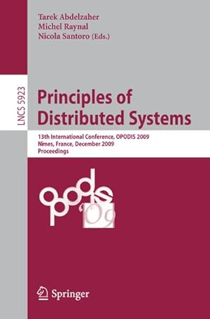 Bild des Verkufers fr Principles of Distributed Systems zum Verkauf von BuchWeltWeit Ludwig Meier e.K.