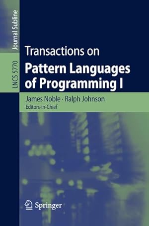 Immagine del venditore per Transactions on Pattern Languages of Programming I venduto da BuchWeltWeit Ludwig Meier e.K.