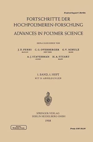 Image du vendeur pour Fortschritte der Hochpolymeren-Forschung / Advances in Polymer Science mis en vente par BuchWeltWeit Ludwig Meier e.K.