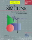 Imagen del vendedor de Student Edition of Simulink Version 1-Windows Version (Matlab Curriculum Series) a la venta por Martin Preu / Akademische Buchhandlung Woetzel