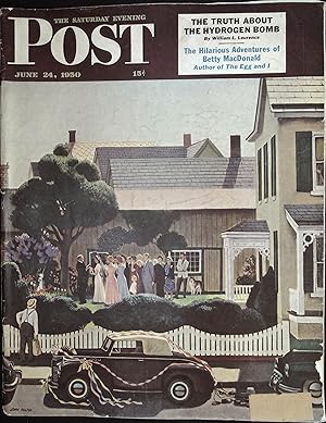 The Saturday Evening Post June 24, 1950 John Falter Cover, Betty MacDonald