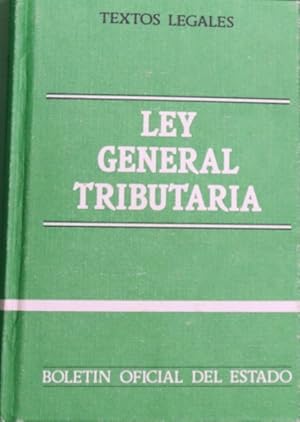 Imagen del vendedor de Ley general tributaria a la venta por Librera Alonso Quijano