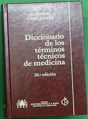 Imagen del vendedor de Diccionario de los trminos tcnicos de medicina a la venta por Librera Alonso Quijano