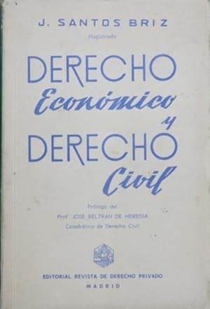 Imagen del vendedor de Derecho econmica y Derecho civil a la venta por Librera Alonso Quijano