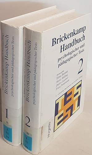 Bild des Verkufers fr Brickenkamp Handbuch psychologischer und pdagogischer Tests (2 Bnde KOMPLETT) zum Verkauf von books4less (Versandantiquariat Petra Gros GmbH & Co. KG)