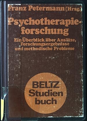 Seller image for Psychotherapieforschung : e. berblick ber Anstze, Forschungsergebnisse u. method. Probleme. Beltz-Studienbuch for sale by books4less (Versandantiquariat Petra Gros GmbH & Co. KG)