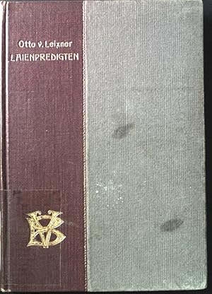 Bild des Verkufers fr Laienpredigten, fr das deutsche Haus. zum Verkauf von books4less (Versandantiquariat Petra Gros GmbH & Co. KG)