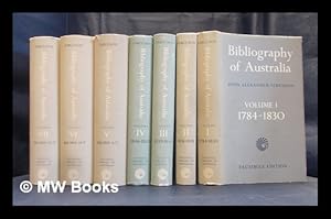 Bild des Verkufers fr Bibliography of Australia / John Alexander Ferguson zum Verkauf von MW Books Ltd.