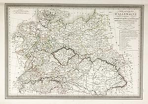 "Carte generale d'Allemagne" - Deutsches Reich / Deutschland / Germany / Böhmen Bohemia / Polska ...