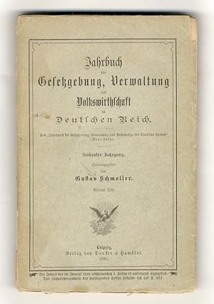 Jahrbuch für Gesetzgebung, Verwaltung und Volkswirtschaft im Deutschen Reich. Siebenter Jahrgang....