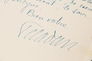 Lettre autographe signée adressée à Marius Richard lui recommandant une pièce pour enrichir sa pr...