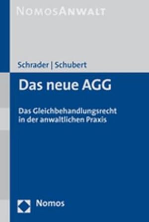 Bild des Verkufers fr Das neue AGG: Das Gleichbehandlungsrecht in der anwaltlichen Praxis zum Verkauf von Studibuch