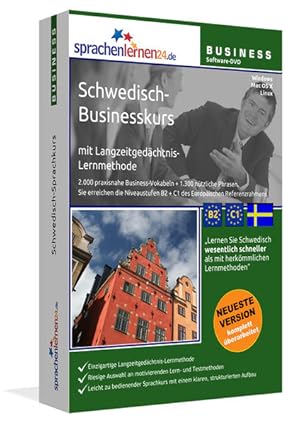 Bild des Verkufers fr Schwedisch-Businesskurs mit Langzeitgedchtnis-Lernmethode von Sprachenlernen24.de: Lernstufen B2+C1. Businessschwedisch fr den Beruf. Software PC CD-ROM fr Windows 8,7,Vista,XP/Linux/Mac OS X zum Verkauf von Studibuch