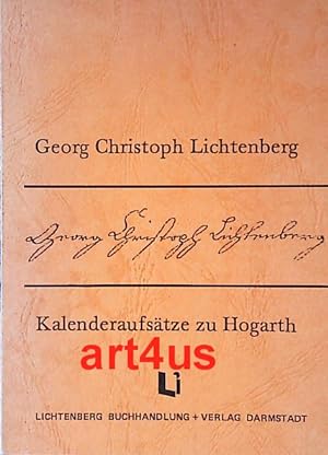 Imagen del vendedor de Kalenderaufstze zu Hogarth. a la venta por art4us - Antiquariat