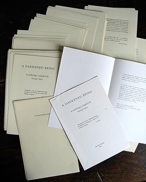 A Darkened Being: an anthology compiled by George Sims - printer's corrected proofs