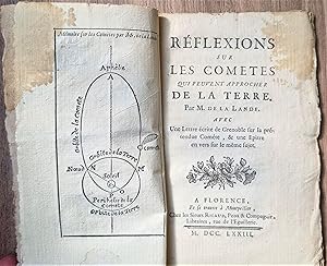 Réflexions sur les Comètes qui peuvent approcher de la Terre [suivi de] Lettre sur la prétendue c...