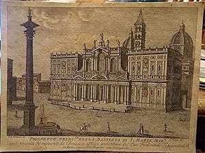 Image du vendeur pour Prospetto princ.le della Basilica di S. Maria Mag.re mis en vente par Libreria Emiliana snc