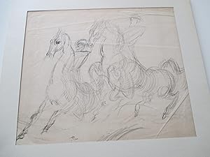 Bild des Verkufers fr Studies for horse-riding. zum Verkauf von Michael Steinbach Rare Books