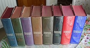 Imagen del vendedor de Winston S.Churchill:Complete in 8 First Edition Volumes a la venta por Bawnmore Fine and Rare Books