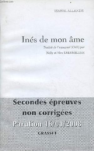 Image du vendeur pour Ins de mon me - Secondes preuves non corriges parution 16/01/2008. mis en vente par Le-Livre
