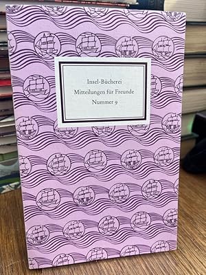 Immagine del venditore per Insel-Bcherei Mitteilungen fr Freunde Nummer 9. venduto da Altstadt-Antiquariat Nowicki-Hecht UG