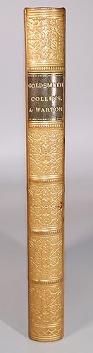 Seller image for The Poetical Works of Goldsmith, Collins and T. Warton With Lives, Critical Dissertations, and Explanatory Notes, By the Rev. George Gilfillan; The Text Edited by Charles Cowden Clarke. [First Edition Thus - Full Leather Binding] for sale by Louis88Books (Members of the PBFA)