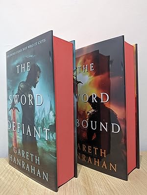 The Sword Defiant; The Sword Unbound: Lands of the Firstborn 1-2 (Signed Numbered First Edition w...