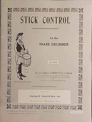 Imagen del vendedor de Stick Control: For The Snare Drummer a la venta por Mister-Seekers Bookstore