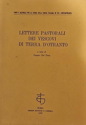 Lettere pastorali dei vescovi di terra d'Otranto