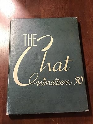 1950 THE CHAT YEARBOOK FROM CHATHAM HIGH SCHOOL VIRGINIA