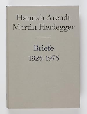 Immagine del venditore per Hannah Arendt / Martin Heidegger: Briefe 1925 bis 1975 und andere Zeugnisse venduto da Buchkanzlei